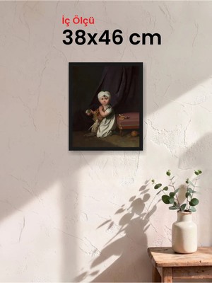 Hars Slim Ince Profil Siyah Çerçeve 38 x 46 cm Şeffaf Korumalı Pvc