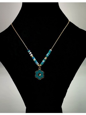 Monalisa Home Altın Sarısı Zincir Figürlü Lüks Kararmaz Kolye