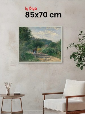 Hars Slim Ince Profil Gümüş Çerçeve 85 x 70 cm Camlı