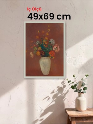 Hars Slim Ince Profil Gümüş Çerçeve 49 x 69 cm Şeffaf Korumalı Pvc