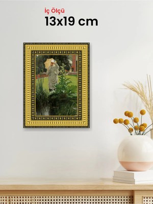 Hars Royal Klasik Desenli Altın Çerçeve 13 x 19 cm Camlı