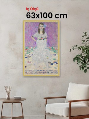 Hars Royal Klasik Desenli Çok Renkli Çerçeve 63 x 100 cm Şeffaf Korumalı Pvc