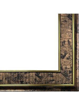 Hars Heritage Eskitme Kahverengi Çerçeve 101 x 30 cm Camlı