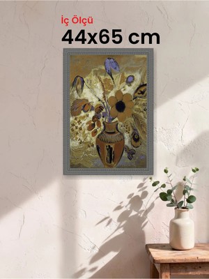 Hars Royal Klasik Desenli Gümüş Çerçeve 44 x 65 cm Şeffaf Korumalı Pvc