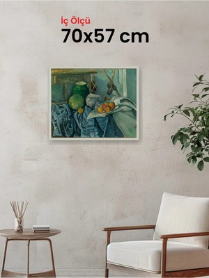 Hars Slim Ince Profil Gümüş Çerçeve 70 x 57 cm Şeffaf Korumalı Pvc