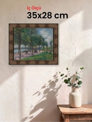 Hars Heritage Eskitme Kahverengi Çerçeve 35 x 28 cm Camlı