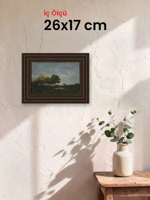 Hars Gallery Klasik Kahverengi Çerçeve 26 x 17 cm Şeffaf Korumalı Pvc