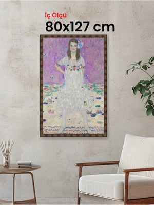 Hars Heritage Eskitme Kahverengi Çerçeve 80 x 127 cm Camlı