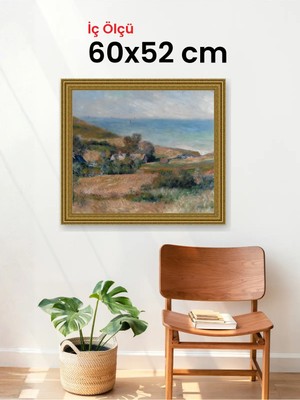 Hars Gallery Klasik Altın Çerçeve 60 x 52 cm Şeffaf Korumalı Pvc