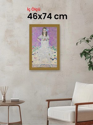 Hars Gallery Klasik Altın Çerçeve 46 x 74 cm Camlı