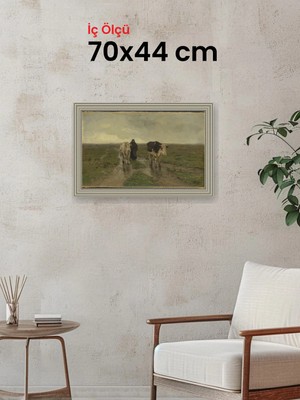 Hars Gallery Klasik Gümüş Çerçeve 70 x 44 cm Camlı