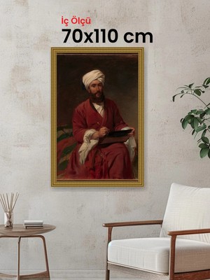 Hars Gallery Klasik Altın Çerçeve 70 x 110 cm Camlı
