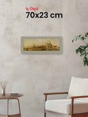 Hars Gallery Klasik Gümüş Çerçeve 70 x 23 cm Şeffaf Korumalı Pvc