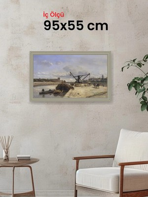 Hars Gallery Klasik Gümüş Çerçeve 95 x 55 cm Şeffaf Korumalı Pvc