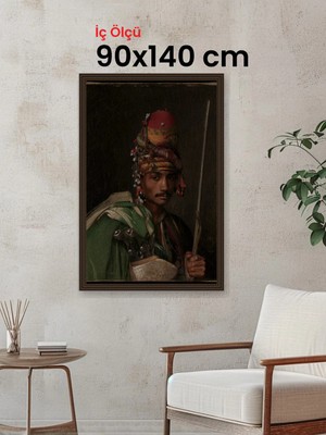 Hars Gallery Klasik Kahverengi Çerçeve 90 x 140 cm Camlı