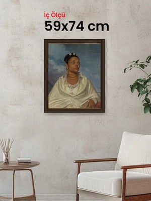 Hars Gallery Klasik Kahverengi Çerçeve 59 x 74 cm Şeffaf Korumalı Pvc