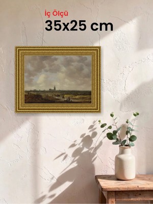 Hars Gallery Klasik Altın Çerçeve 35 x 25 cm Camlı