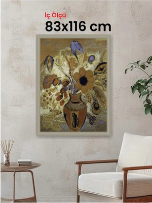 Hars Gallery Klasik Gümüş Çerçeve 83 x 116 cm Camlı