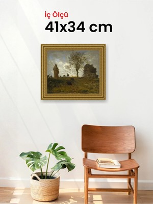Hars Gallery Klasik Altın Çerçeve 41 x 34 cm Camlı
