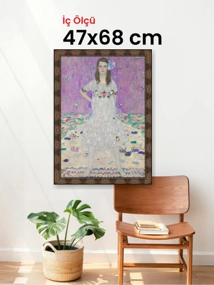 Hars Heritage Eskitme Kahverengi Çerçeve 47 x 68 cm Camlı