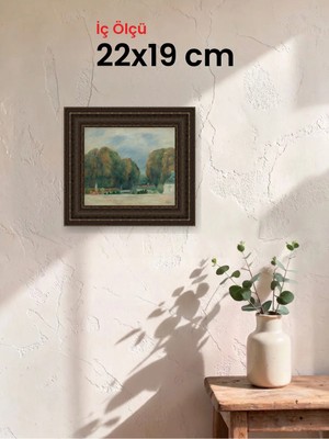 Hars Gallery Klasik Kahverengi Çerçeve 22 x 19 cm Camlı