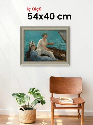 Hars Gallery Klasik Gümüş Çerçeve 54 x 40 cm Camlı