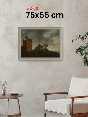 Hars Gallery Klasik Gümüş Çerçeve 75 x 55 cm Camlı
