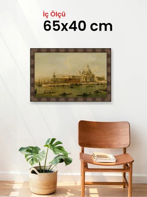 Hars Heritage Eskitme Kahverengi Çerçeve 65 x 40 cm Camlı