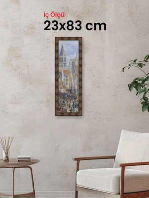 Hars Heritage Eskitme Kahverengi Çerçeve 23 x 83 cm Camlı