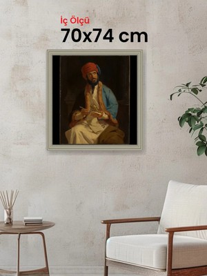 Hars Gallery Klasik Gümüş Çerçeve 70 x 74 cm Şeffaf Korumalı Pvc