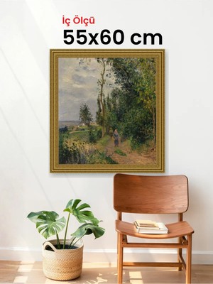 Hars Gallery Klasik Altın Çerçeve 55 x 60 cm Camlı