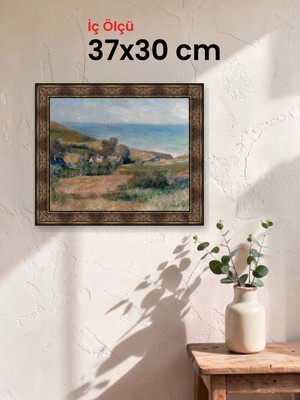 Hars Heritage Eskitme Kahverengi Çerçeve 37 x 30 cm Şeffaf Korumalı Pvc