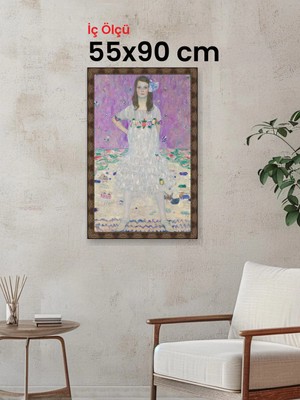 Hars Heritage Eskitme Kahverengi Çerçeve 55 x 90 cm Camlı