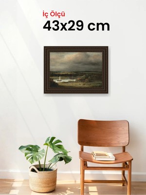 Hars Gallery Klasik Kahverengi Çerçeve 43 x 29 cm Şeffaf Korumalı Pvc
