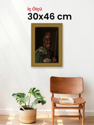 Hars Gallery Klasik Altın Çerçeve 30 x 46 cm Camlı
