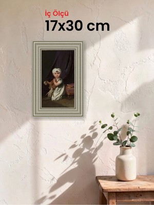 Hars Gallery Klasik Gümüş Çerçeve 17 x 30 cm Camlı