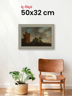 Hars Gallery Klasik Gümüş Çerçeve 50 x 32 cm Camlı