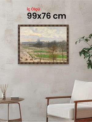 Hars Heritage Eskitme Kahverengi Çerçeve 99 x 76 cm Camlı