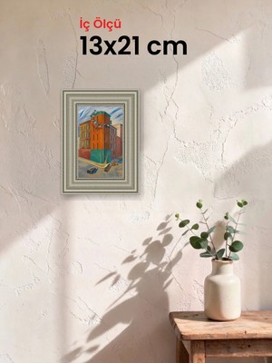 Hars Gallery Klasik Gümüş Çerçeve 13 x 21 cm Şeffaf Korumalı Pvc
