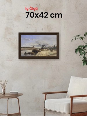 Hars Gallery Klasik Kahverengi Çerçeve 70 x 42 cm Şeffaf Korumalı Pvc