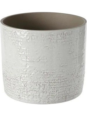 IKEA Chıafrön Seramik Saksı , Beyaz, 15 cm