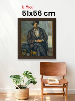 Hars Gallery Klasik Kahverengi Çerçeve 51 x 56 cm Şeffaf Korumalı Pvc