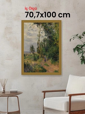 Hars Gallery Klasik Altın Çerçeve 70,7 x 100 cm Şeffaf Korumalı Pvc