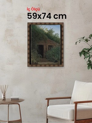 Hars Heritage Eskitme Kahverengi Çerçeve 59 x 74 cm Camlı