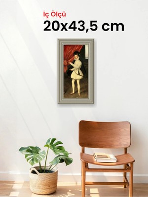 Hars Gallery Klasik Gümüş Çerçeve 20 x 43,5 cm Şeffaf Korumalı Pvc