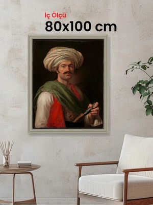 Hars Gallery Klasik Gümüş Çerçeve 80 x 100 cm Camlı