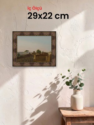 Hars Heritage Eskitme Kahverengi Çerçeve 29 x 22 cm Camlı