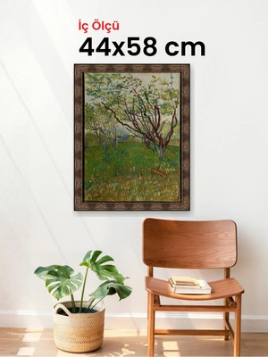 Hars Heritage Eskitme Kahverengi Çerçeve 44 x 58 cm Camlı