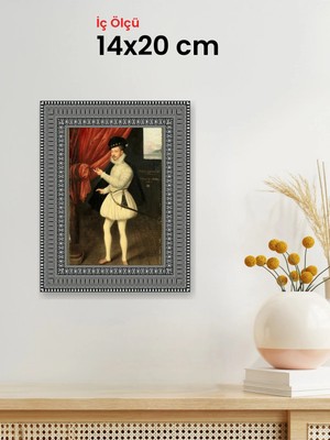 Hars Royal Klasik Desenli Gümüş Çerçeve 14 x 20 cm Camlı