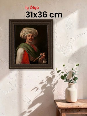 Hars Gallery Klasik Kahverengi Çerçeve 31 x 36 cm Şeffaf Korumalı Pvc